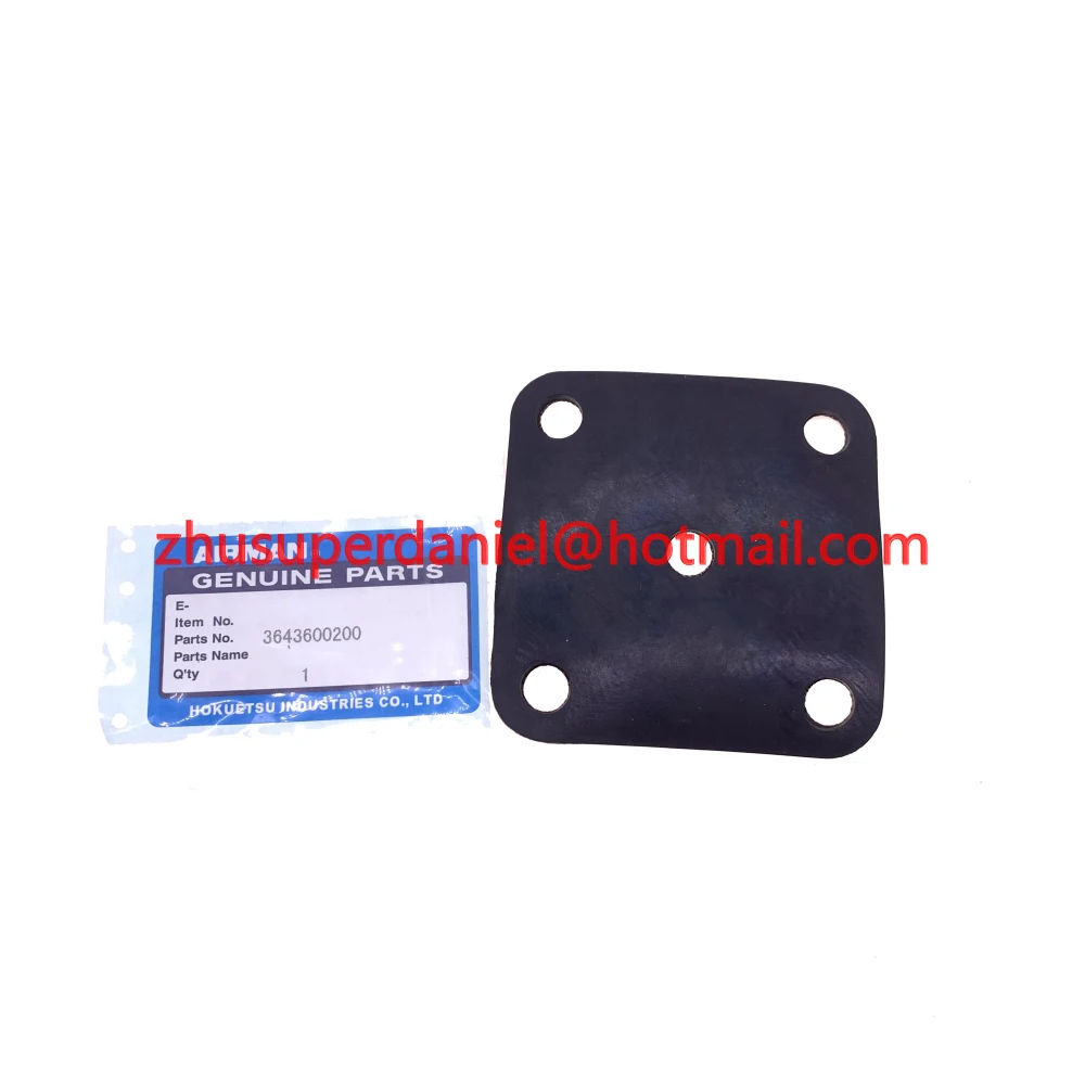 6pcs/lot 36436-00200=3643600200/36436-00700=3643600700 genuine Airman portable compressor rubber black membrane diaphragm