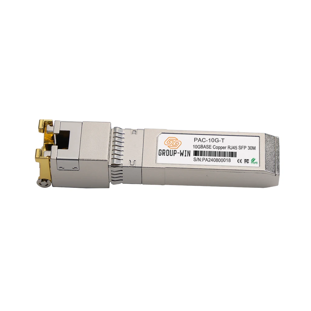 Módulo transceptor SFP + de cobre RJ45 de 10G, módulos SFP de cobre, puerto óptico giratorio a Ethernet RJ45 para Cisco Mikrotik Ubiquiti