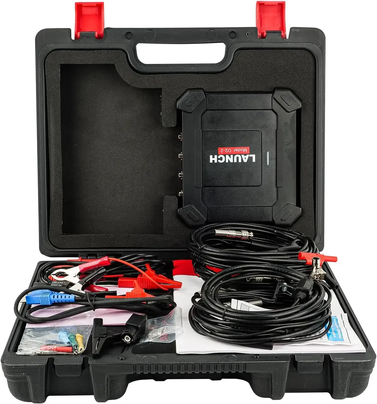 Osciloscopio Scopebox LA UNCH X431 O2-2 (4 canales) Analizador Digital Scopebox Tester Puerto USB funciona con la serie X431