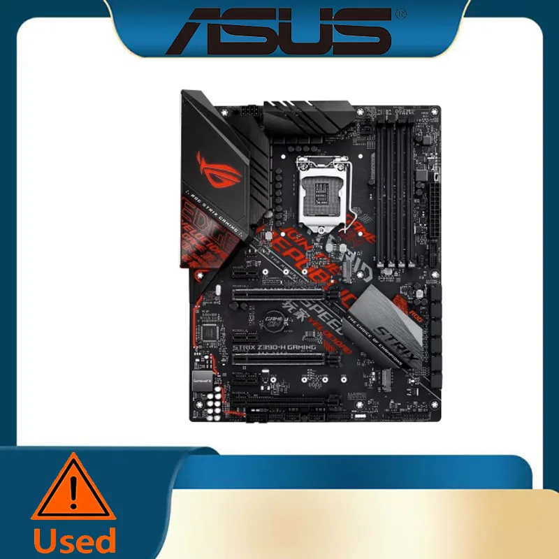

Игровая материнская плата ASUS ROG Strix Z390-H LGA1151 ATX DDR4 DP HDMI M.2 USB 3.1 Gen2 Gigabit LAN