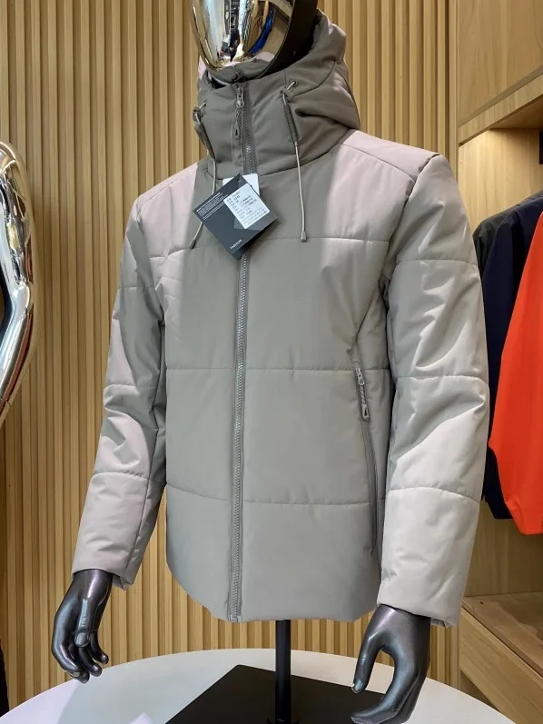 في الهواء الطلق عادية مقنعين الرجال القطن Jaet يندبروف الدافئة التنقل كل موسم ألياف البوليستر ملء Faionable طويلة Sve #1