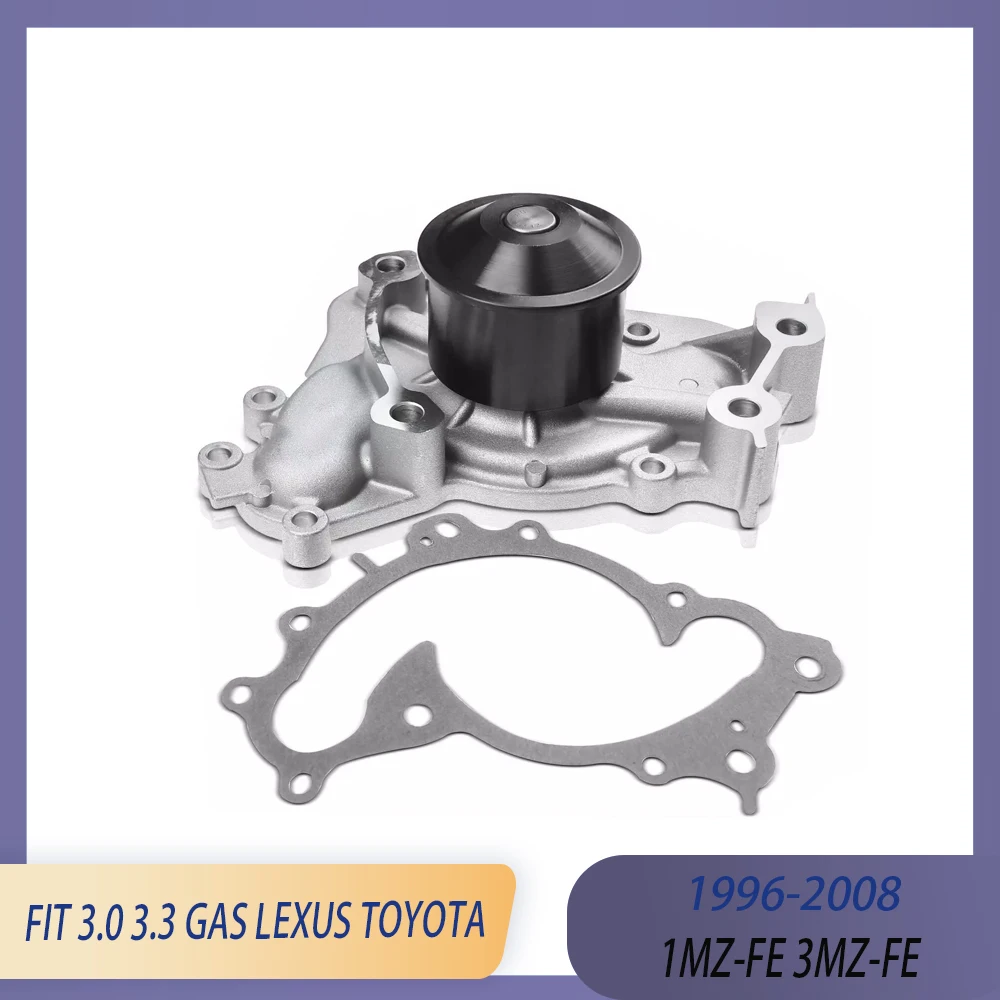 

Cooling System Engine Part Water Pump Kit Fit 3.0 3.3 L 1MZ-FE 3MZ-FE GAS 96-10 For LEXUS TOYOTA ALPHARD AVALON CAMRY