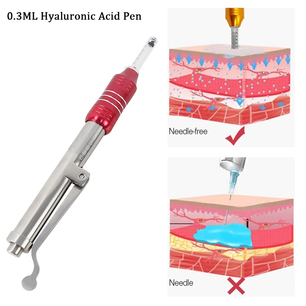 0.3 ml high-pressure lip fillers hyaluronic acid pen, needle-free system fillers injection of acid pen wrinkle stretching skin