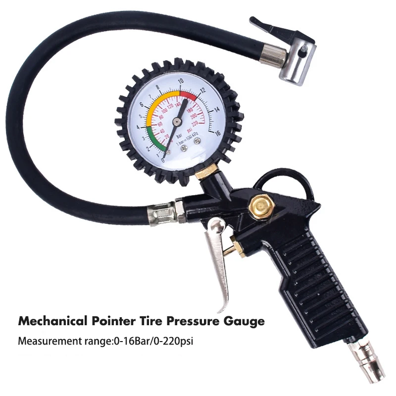 Digital Car US Tire Air Pressure Inflator Gauge Gun For Auto Motorcycle SUV  Air Compressor Inflator Pump Tire Repair check Tool