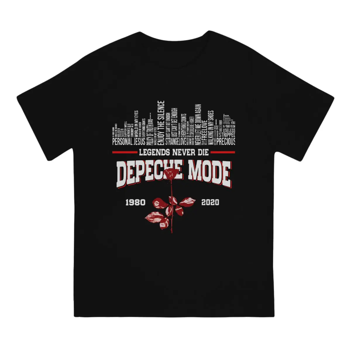 Hot selling in Summer men\'s and women\'s casual T-shirts Depeche Cool Mode Ligends Never Die Summer top Street Clothing S-6XL