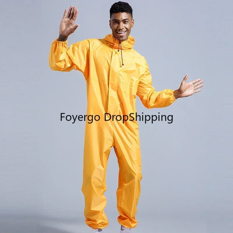 

Cycling Waterproof Motorcycle Raincoat Jumpsuit Biker Men's Raincoat Mono Impermeable Transparent Woman Raincoat Poncho Overalls
