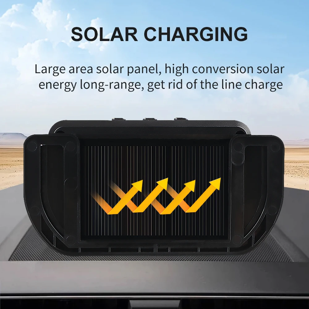 

T14-1 Car Solar TPMS Tyre Pressure Monitor Tire Pressure Monitoring System With 4 External Sensors Temperature Warning Fuel Save