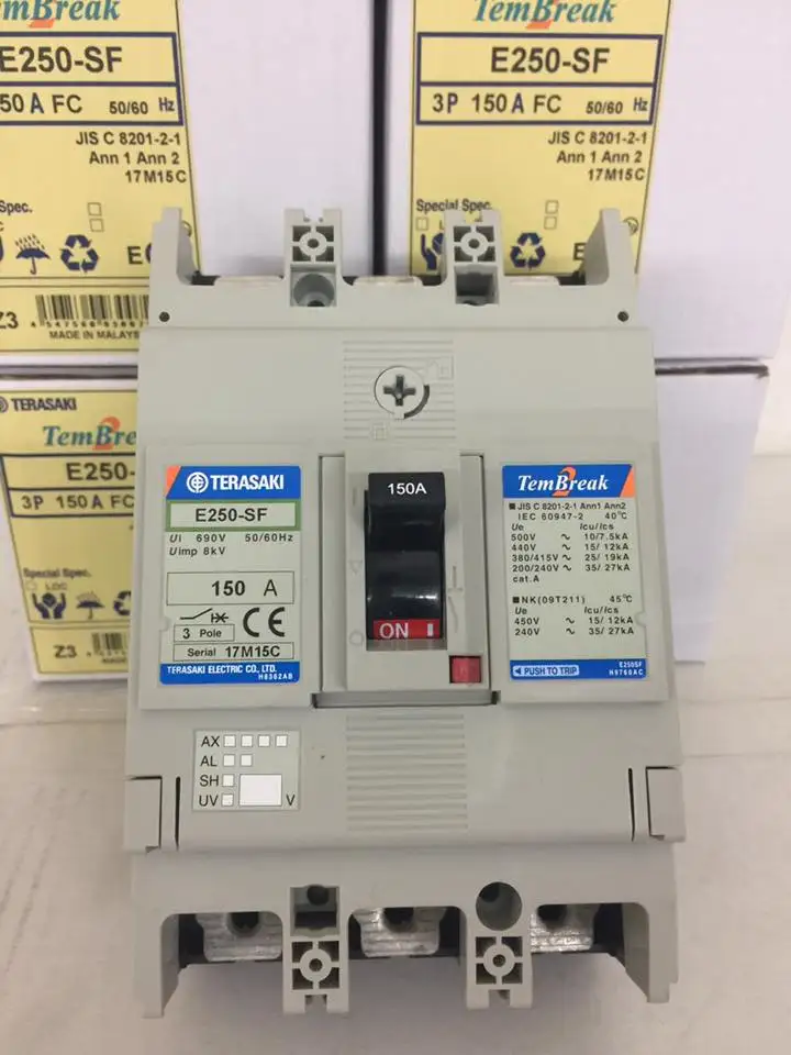 New Original TERASAKI Japan Terazaki Circuit Breaker E250-NF/E250-SF For Ships