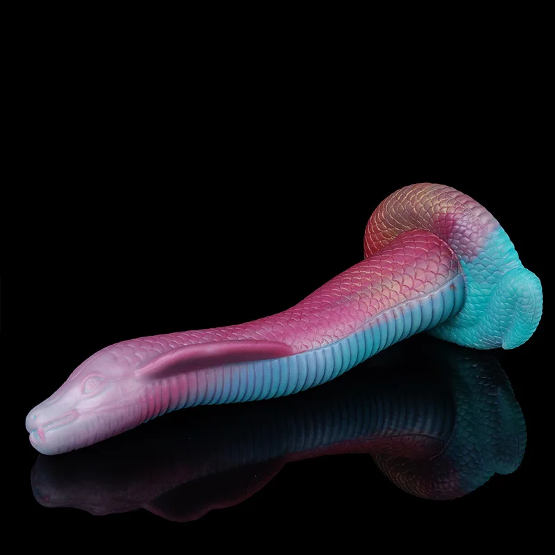 YOCY 15 Inch Long Cobra Dildo Fantasy Snake Dragon Penis Soft Liquid Silicone Sex Anal Butt Plug With Sucker For Women Men