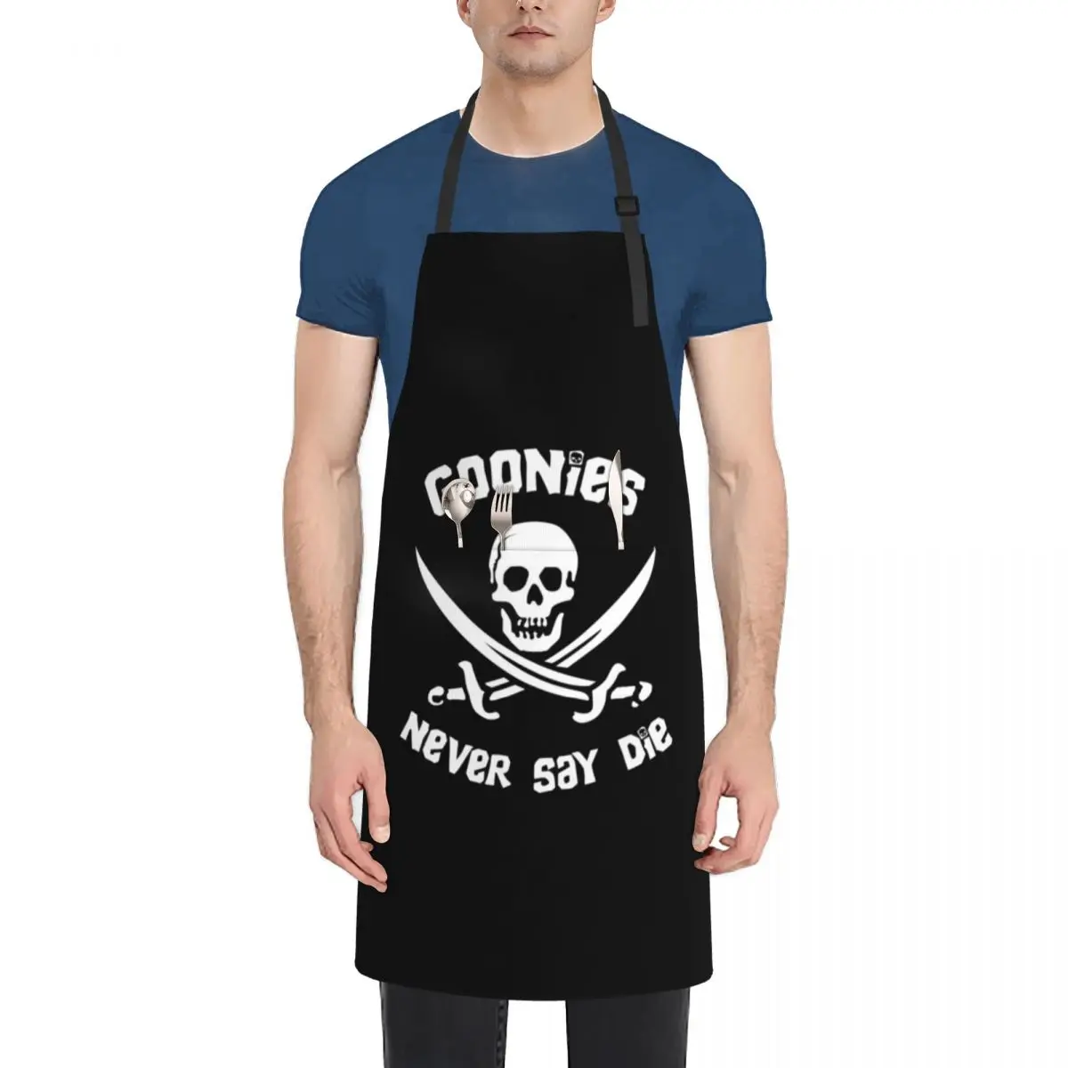 

Goonies Never Say Die Apron Chef Accessory Waiter Uniforms beauty master Womens Dresses Apron