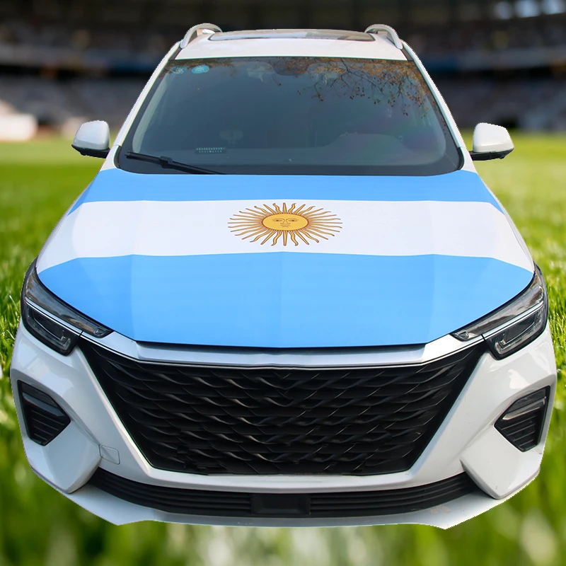 115x160 cm Argentina Argentine Flag Car Hood Cover Decorative Customizable