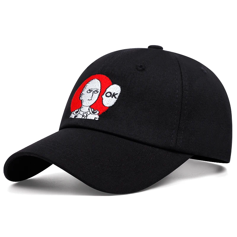 One-punch man embroidery men women dad hat baseball caps Shade hat