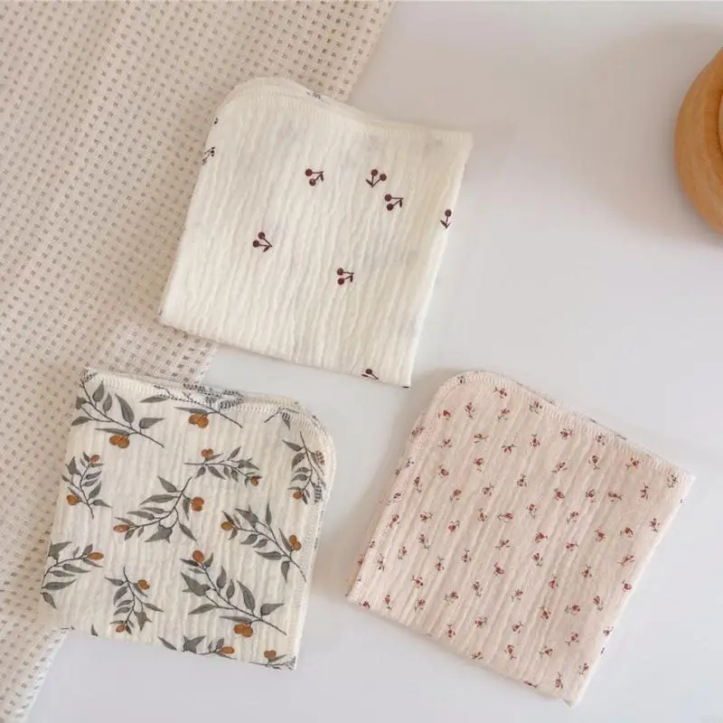 D5QA ملابس تجشؤ لحديثي الولادة قابلة للتنفس 4 طبقات من الموسلين المربعة منشفة مناشف للأطفال #4