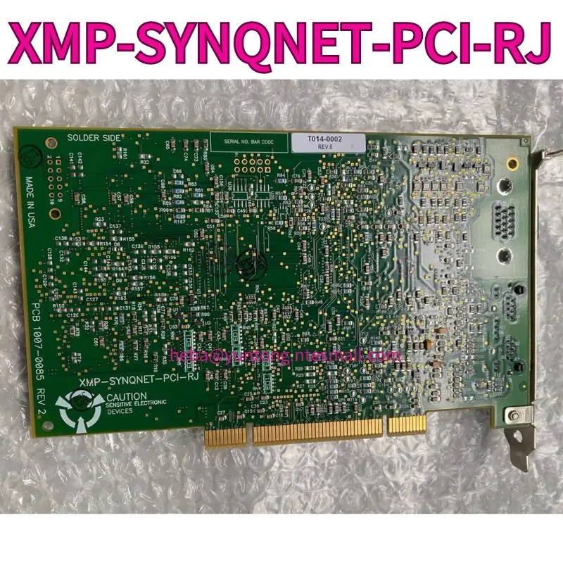 Used XMP-SYNQNET-PCI-RJ T014-0002 communication card