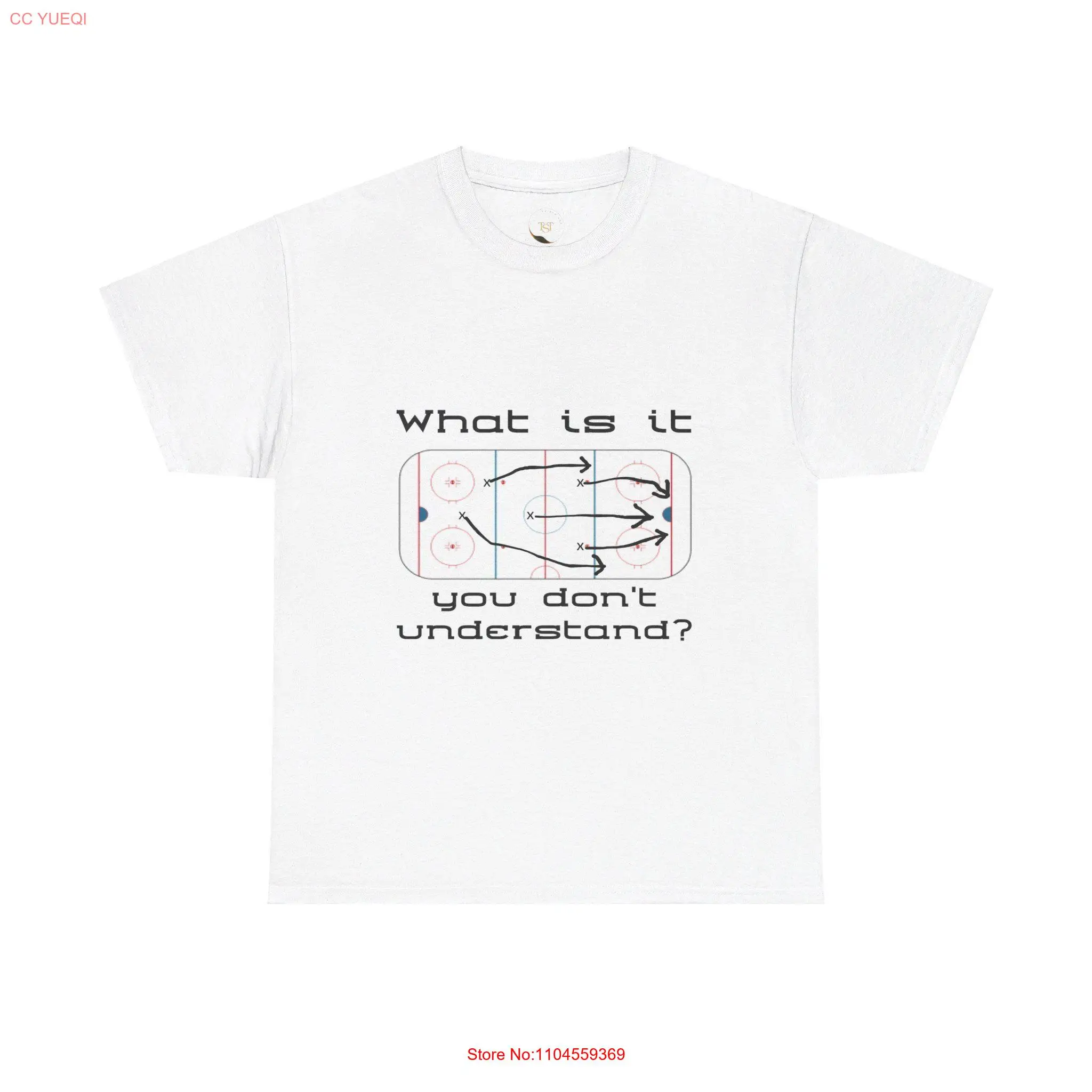 Co to jest to, możesz nie rozumieć Koszulka hokejowa Powiedzonki Zabawny gracz z długimi lub krótkimi rękawami