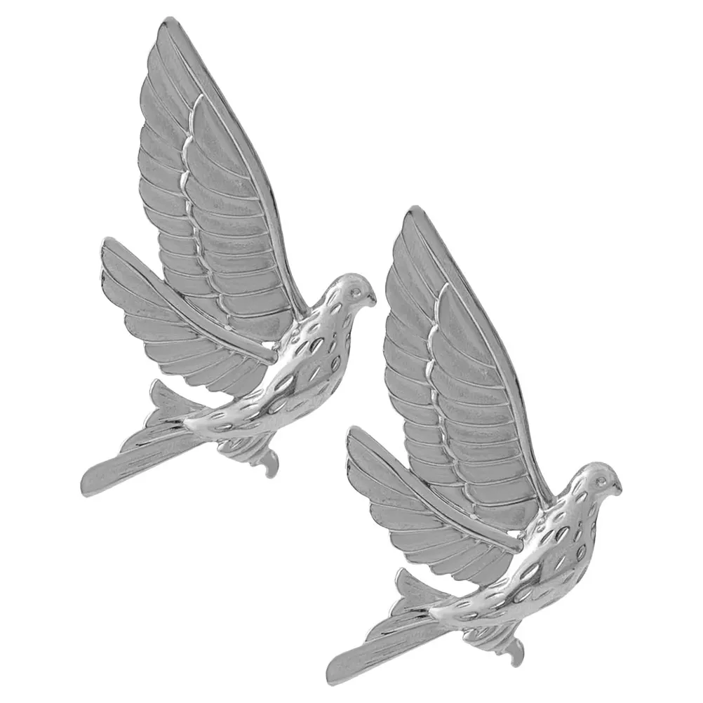 

2pcs Animal Brooch Pins Dove Shape Zinc Alloy Lapel Pin for Clothes Bags Hats Fashion Jewelry Accessories Bird BroochVintage