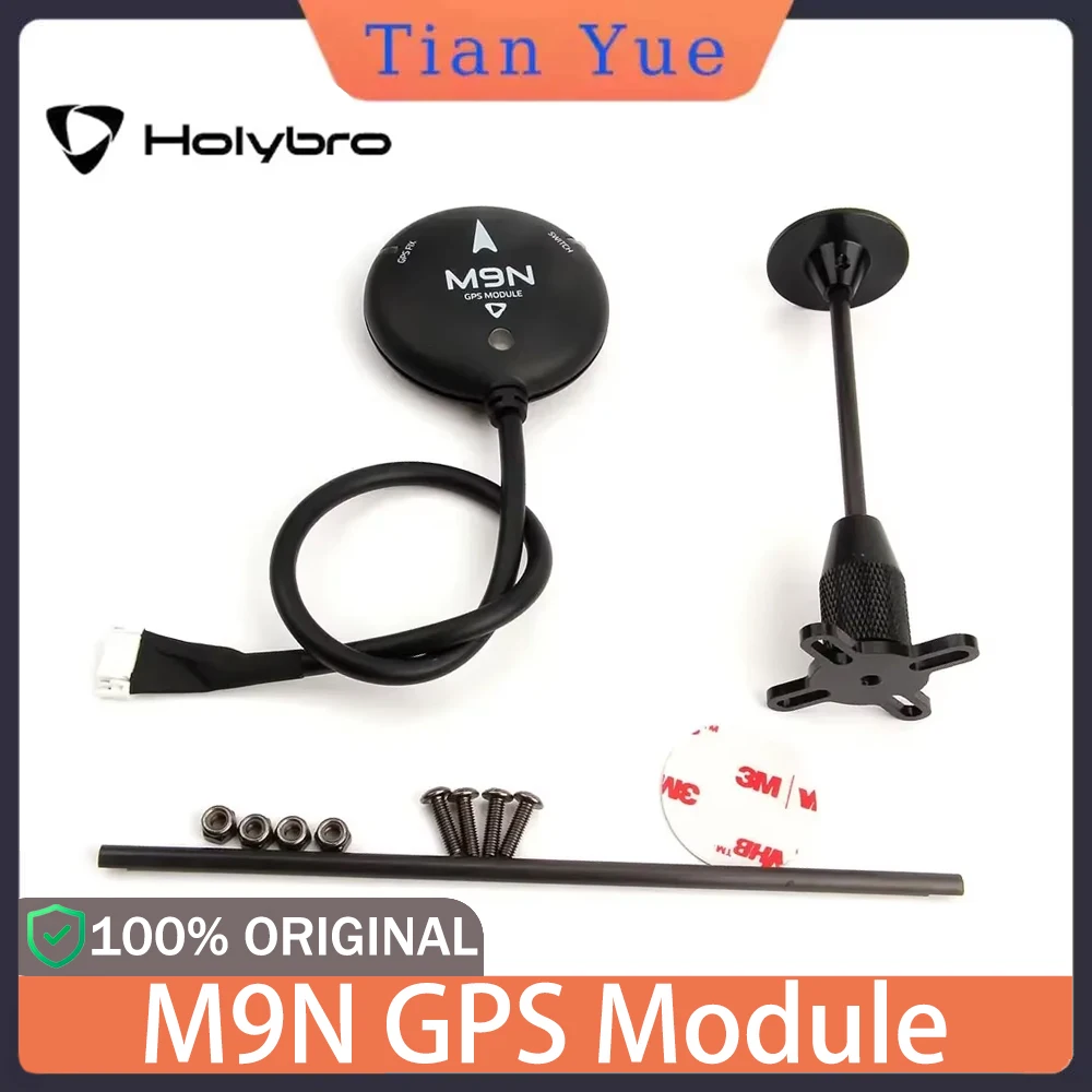 

Holybro M9N GPS Module 115200 Baud 5Hz Built-in Compass LED Indicator Perfect Fit for Pix32 Pixhawk 4 Flight Controller RC Parts