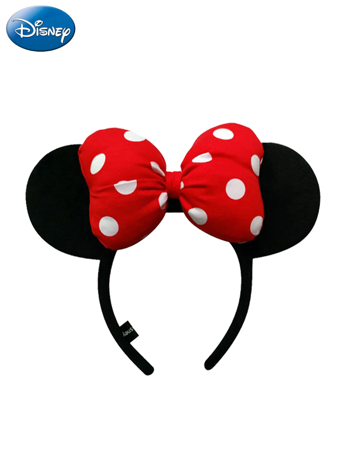 

1pc Handmade Mickey and Minnie Earrings Headband Disney Officially Licensed Mouse Ears For Cute Cartoon Decorative Hair Band Per