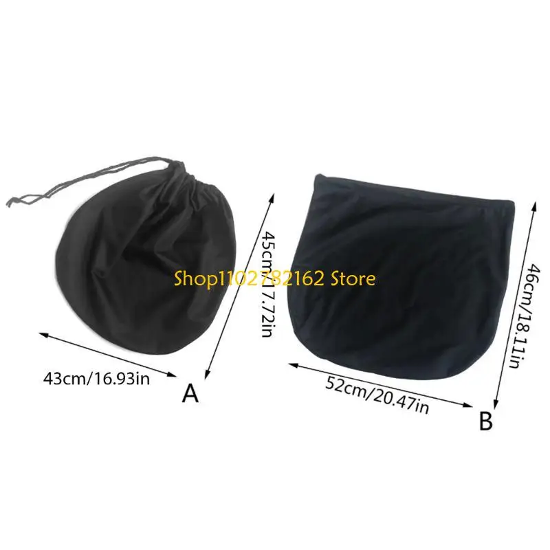 547B حقيبة حمل واسعة حقيبة للتخزين العملي حقيبة كبيرة الحجم لخوذة الدرجات النارية حماية التروس الخاصة بك في أي مكان