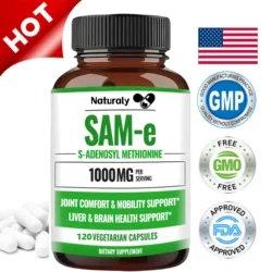 SAM-e Supplement 1000 Mg, Non-GMO, Gluten Free - Supports Mood Balance, Liver Health and Joint Comfort, Flexibility and Mobility