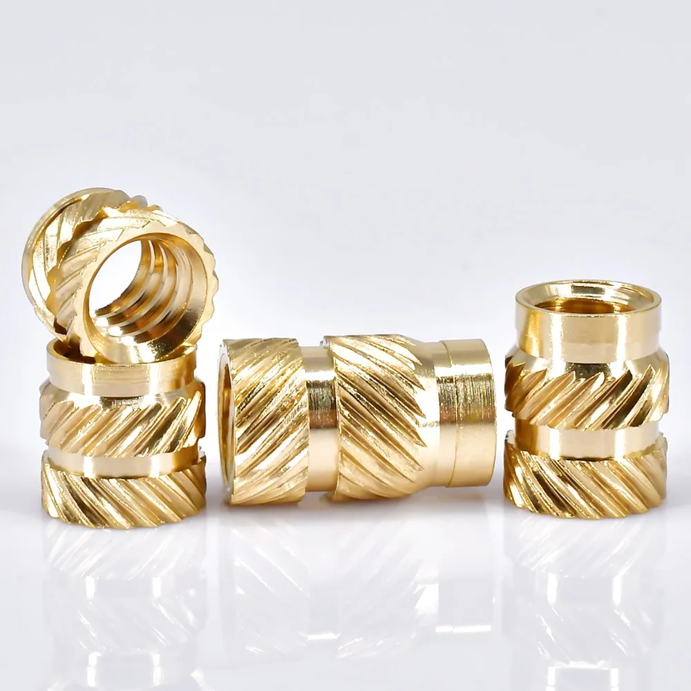 M2 M2.5 M3 M4 M5 M6 M8 Heat Brass Insert Nut Hot Melt Metric Thread Insertnut Double Twill Knurled Insertion Nuts For 3d Printer