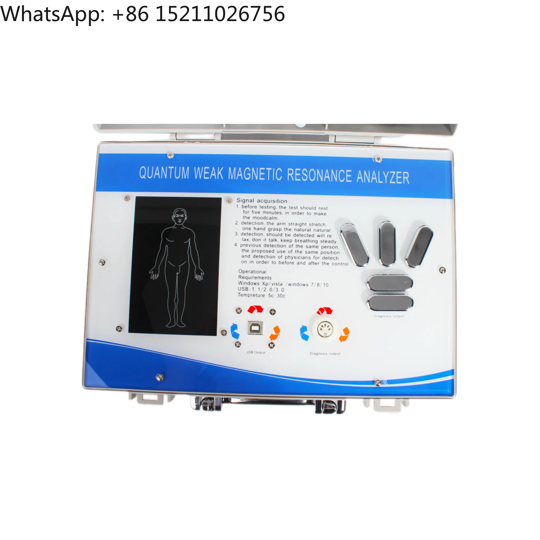 Best Price 5th Generation Medical Human Sub-health Diagnostic - Weak Magnetic Resonance Analyzer for Body Analysis