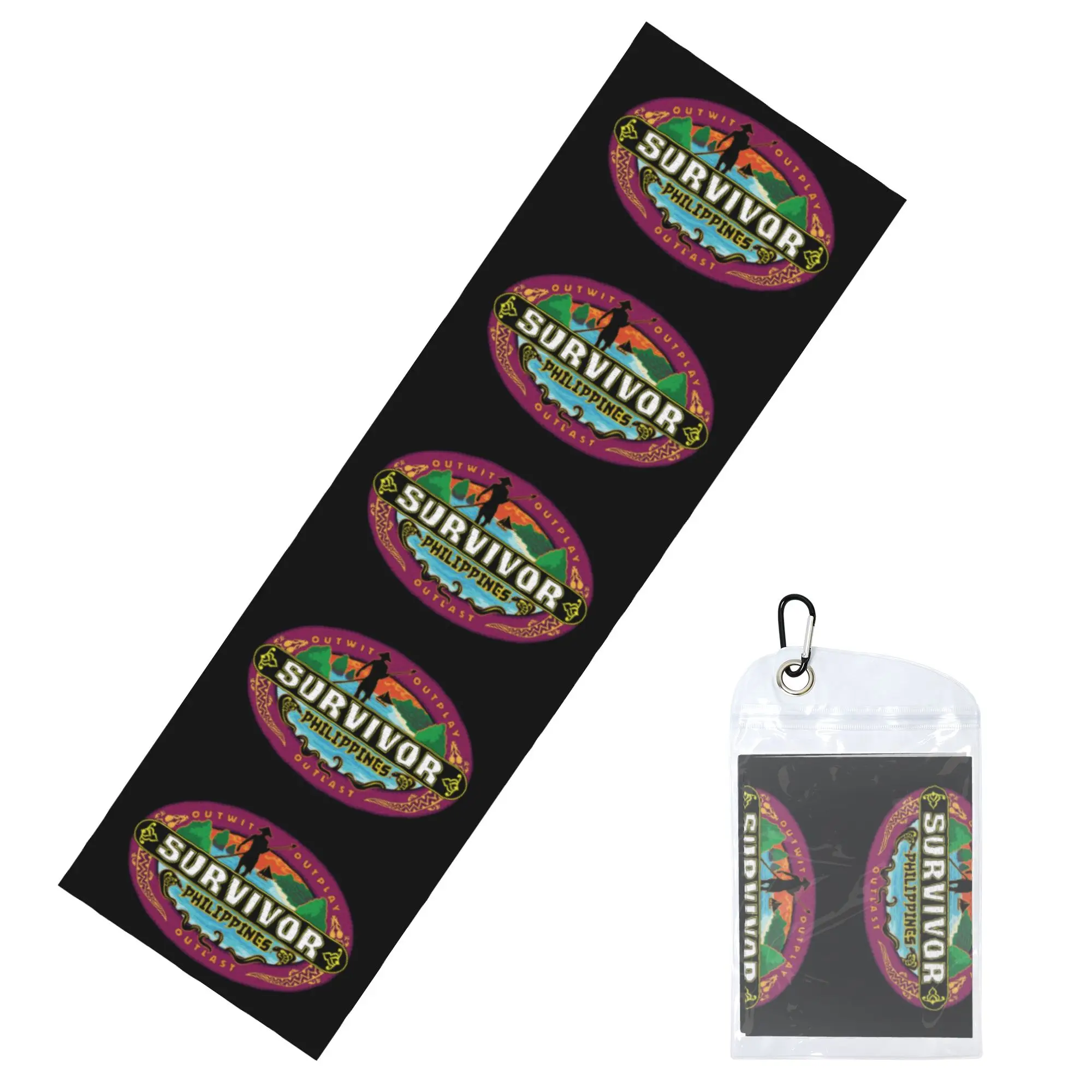 Reality TV Survivor Philippines Cold Exercise Towel Face Towel Quick Dry  Pool Breathable Cold Towel