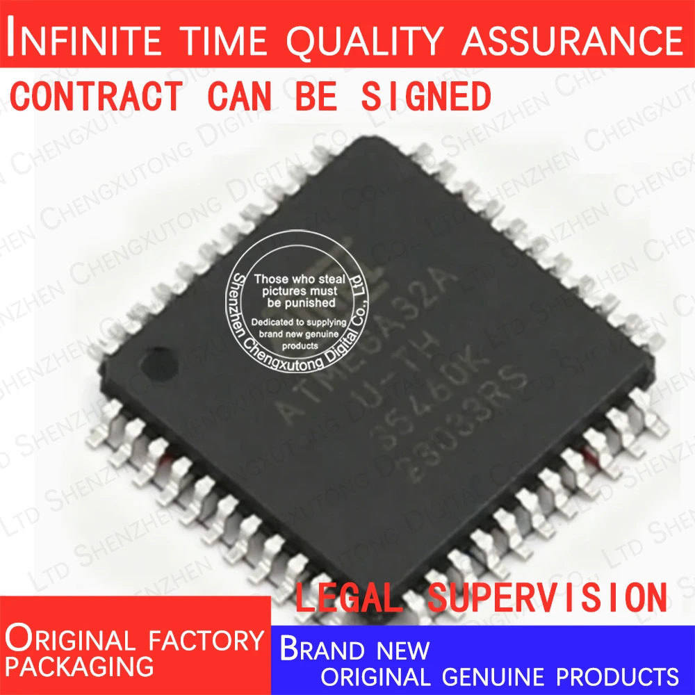 ATMEGA32A-AU LQFP    100% genuine stock in brand new original packaging