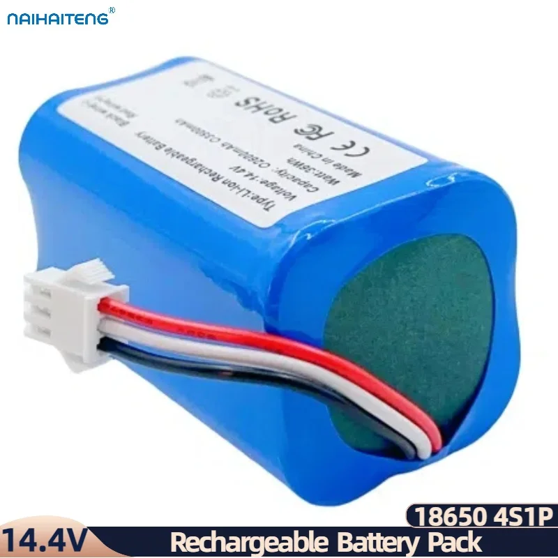 14.4V 14.8V 2600mAh 3500mAh For Ropo Glass 2 Robot Vacuum Cleaners Spare Cylindrical Rechargeable Li-ion Battery Pack Wholesale