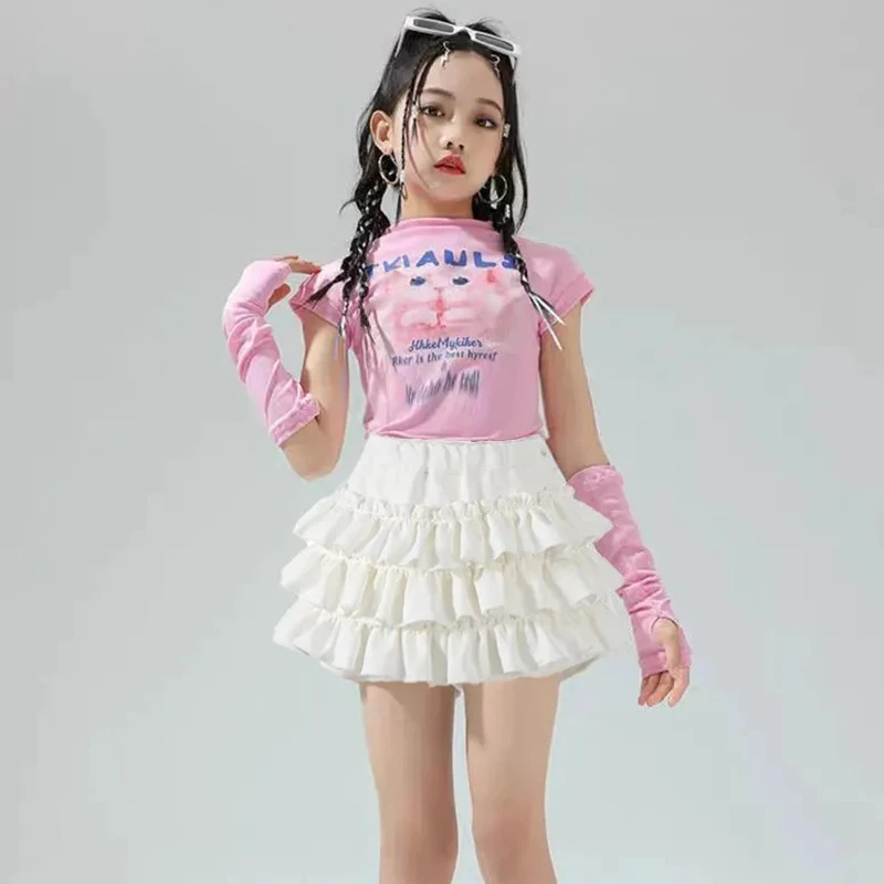 

2-13 Years Toddler Kids Layered Skirts for Girls High Waist Short Skirt Children Cake Mini Shirt 4 5 6 7 8 9 4 10