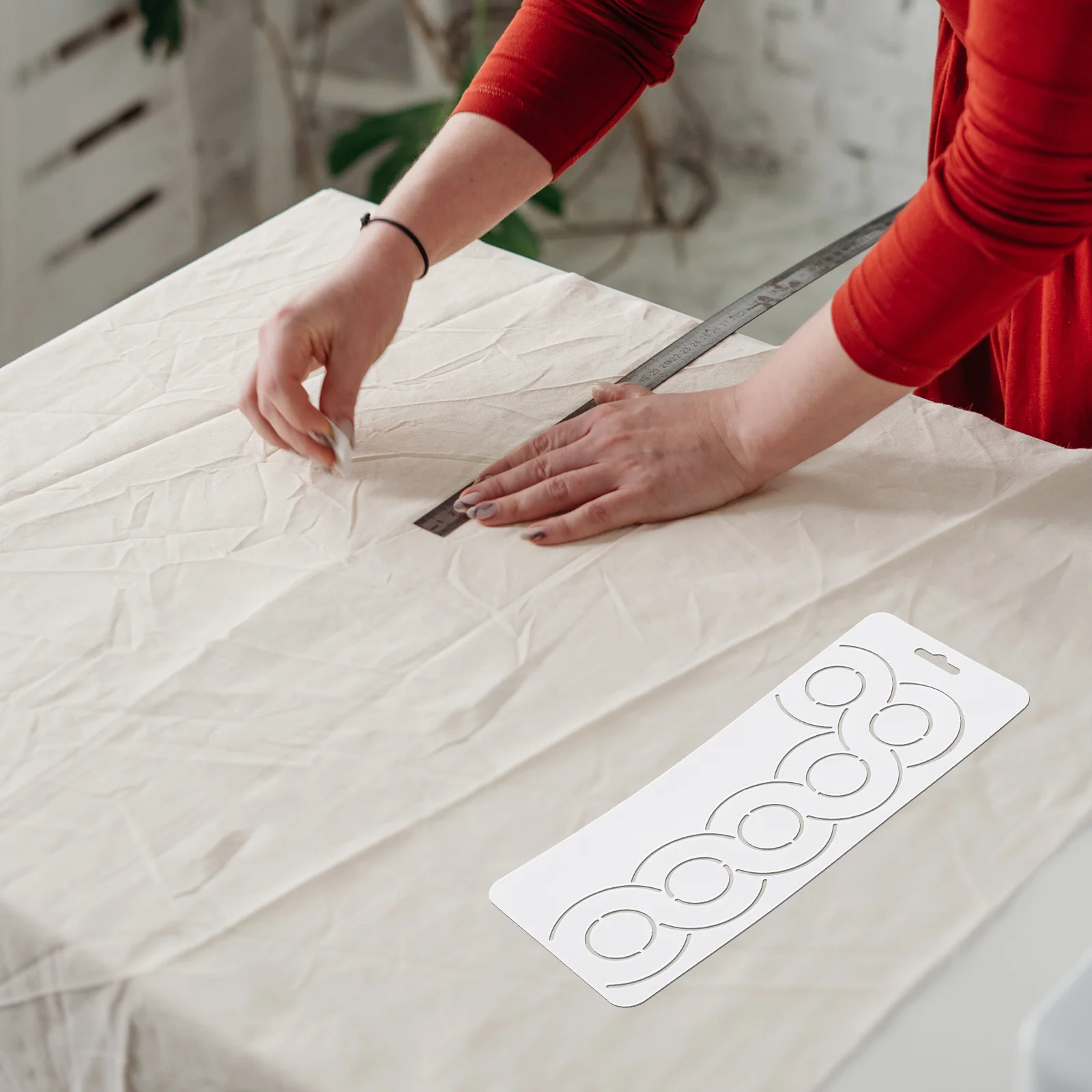 قالب اللحف مادة البولي بروبيلين المهنية الخياطة والتطريز خليط الاستنسل DIY أداة لآلة اللحف الحرفية #3