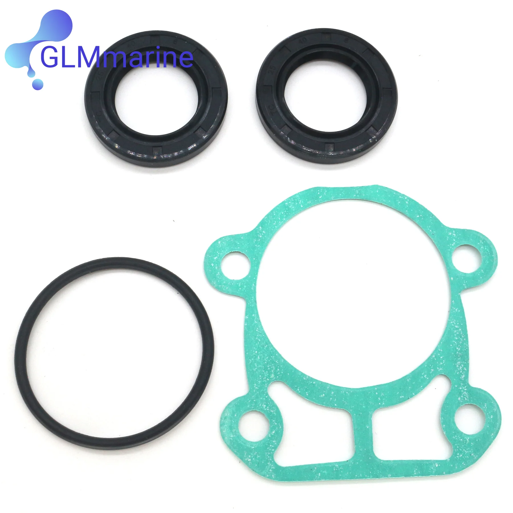 Fits Yamaha 688-44316-A0 93101-25M03 663-44322-00 Lower Gear Case Pump Base O-ring Kit 75 To 90 HP Outboard Engines 93210-46044
