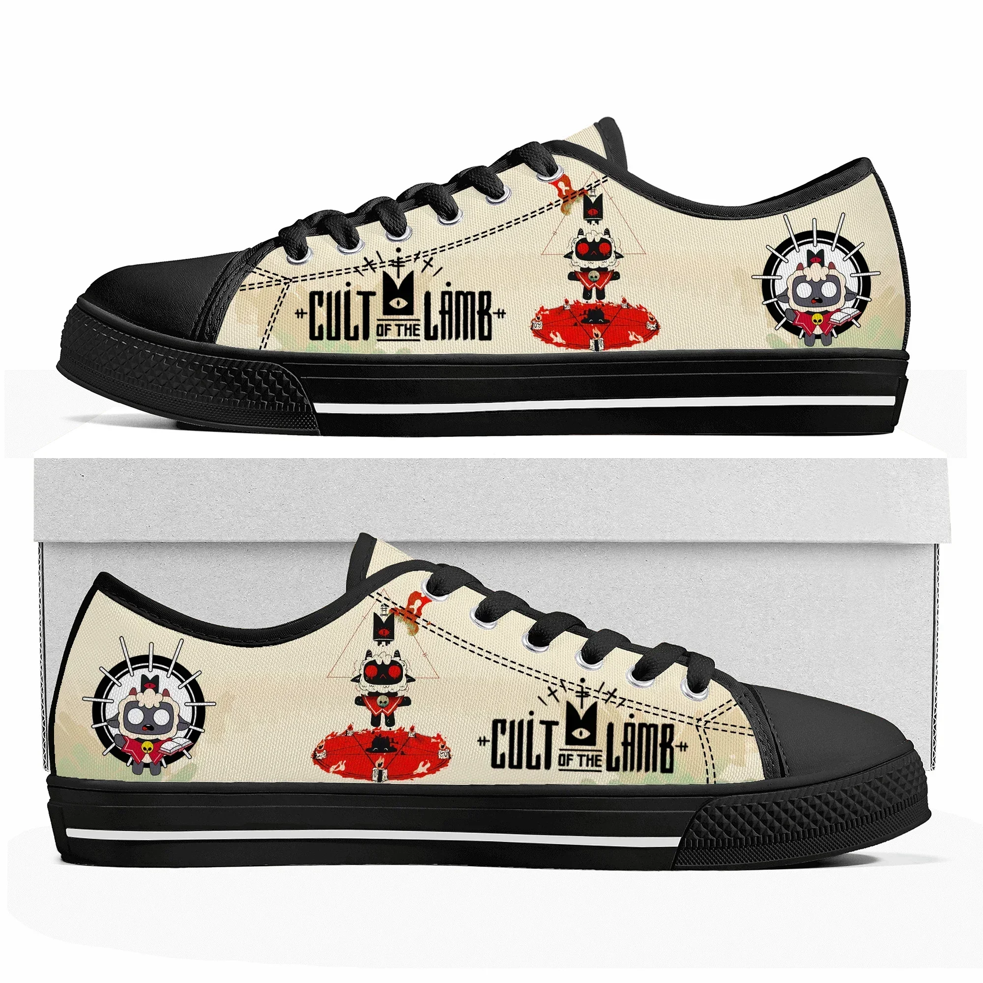 

C-Cult Of The Low Top Sneakers Game Womens Mens Teenager L-Lamb High Quality Shoes Casual Fashion Tailor Made Canvas Sneaker