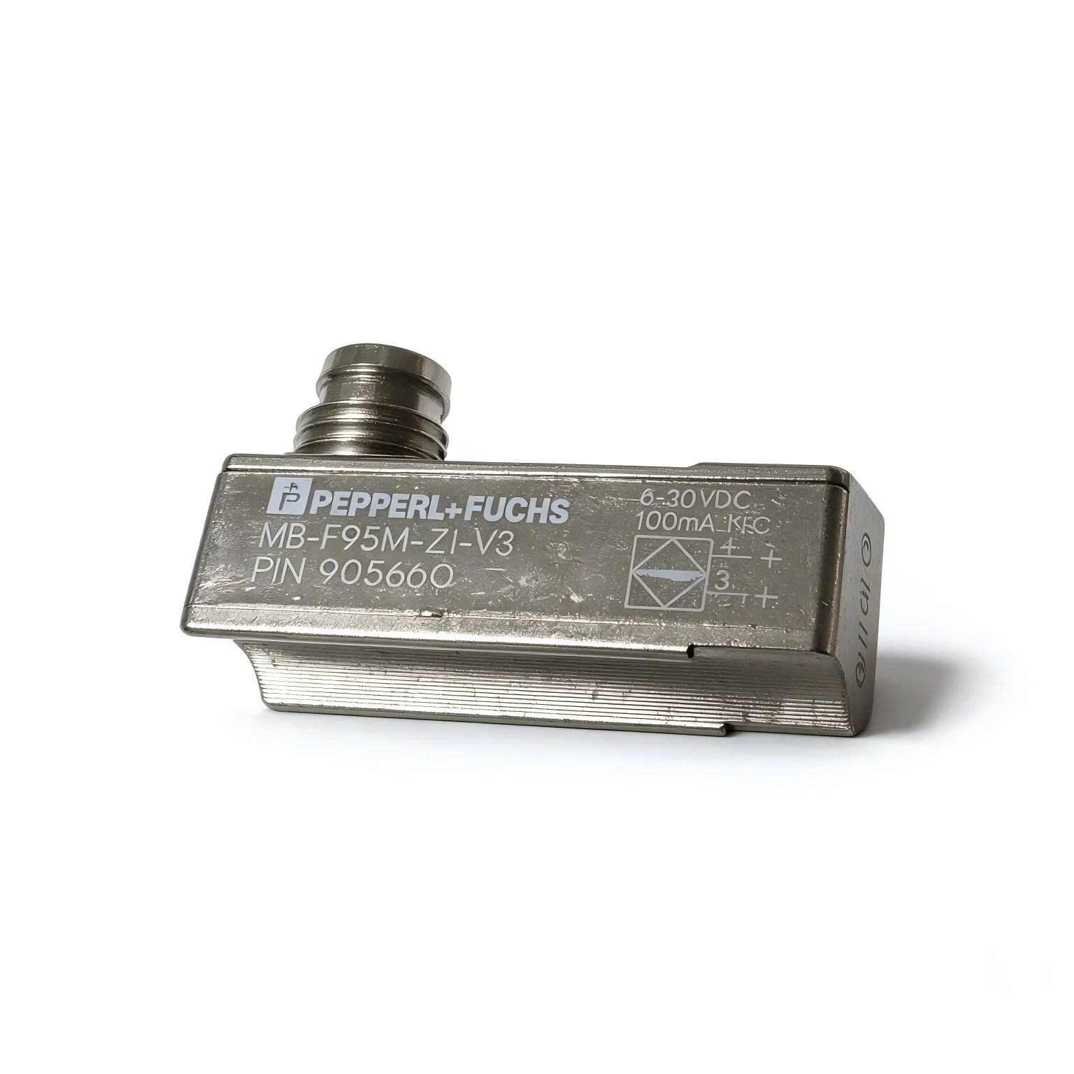 Mb-F95M-Zi-V3 Magnetic Sensor Pn 905660 Normally Closed Nc Dc Switch 6-30Vdc 100Ma Aftermarket Replacement for Pepperl+Fuchs