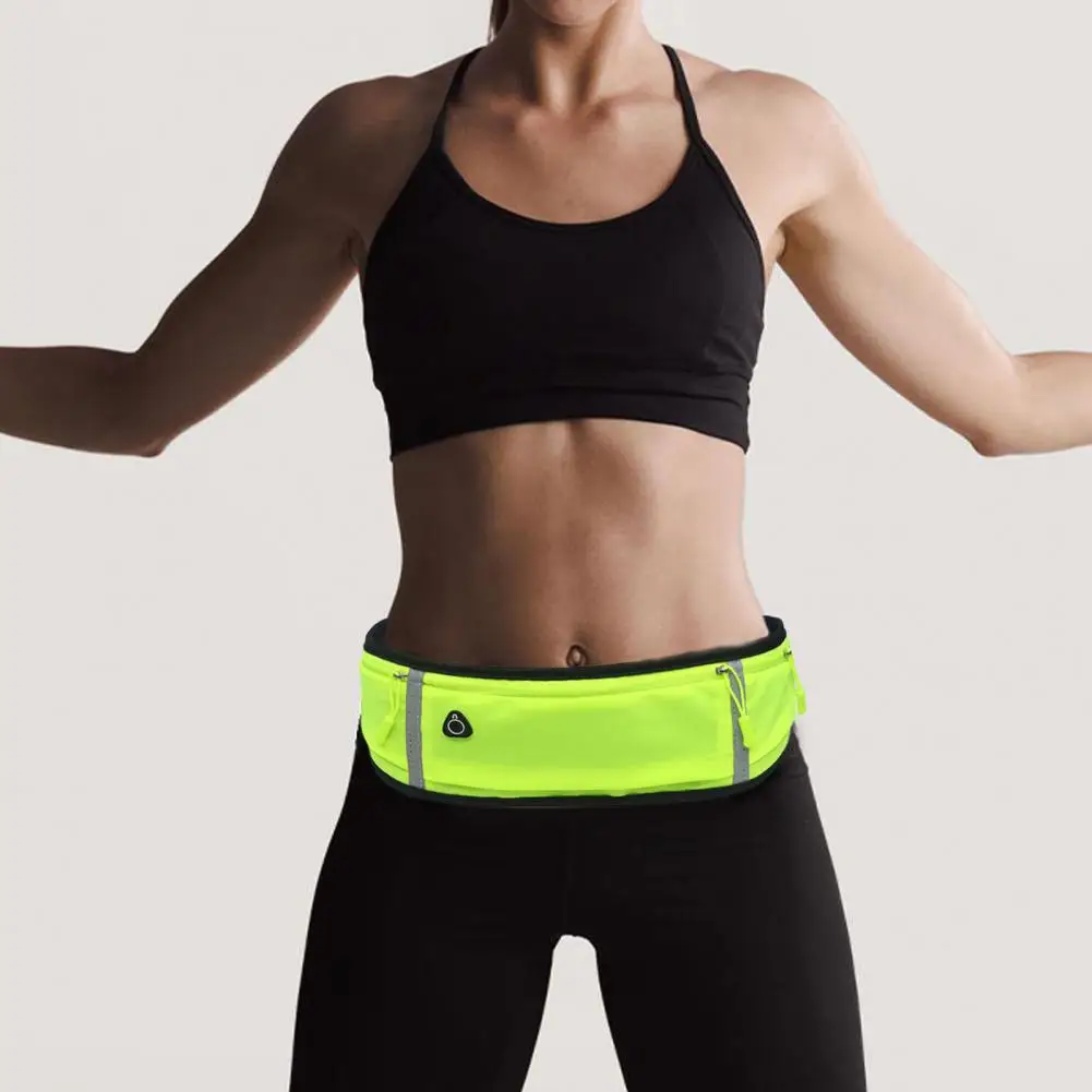 Outdoor Fanny Pack Waterdichte Nacht Reflecterende Strip Rits Draagbare Running Heuptas Jogging Belt Pouch Borst Zak Riñonera