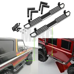 2 Piece Aluminum Side Metal Cleat Pedal For Trax/as Trx-4 Defender Trx4 Bronco 1/10 Scale Rc Crawler Upgraded Parts