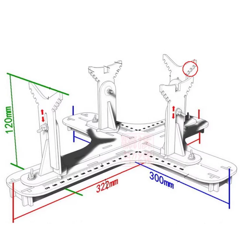 DIY tool belt scale painting display laminate aircraft model assembly bracket support simulation aircraft