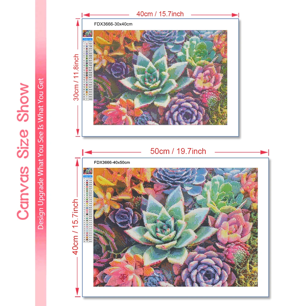 DIY 5D Diamond Painting Beautiful Colorful Flowers Art Full Rhinestones Diamond Painting Embroidery Kits Handmade Home Decor