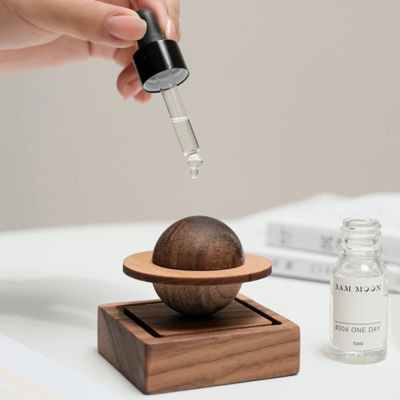 

Car Air Freshener Diffuser Wooden Incense Burner Essential Oil Aroma Diffuser Ornament Fragrance Diffusers Car Interior Decor