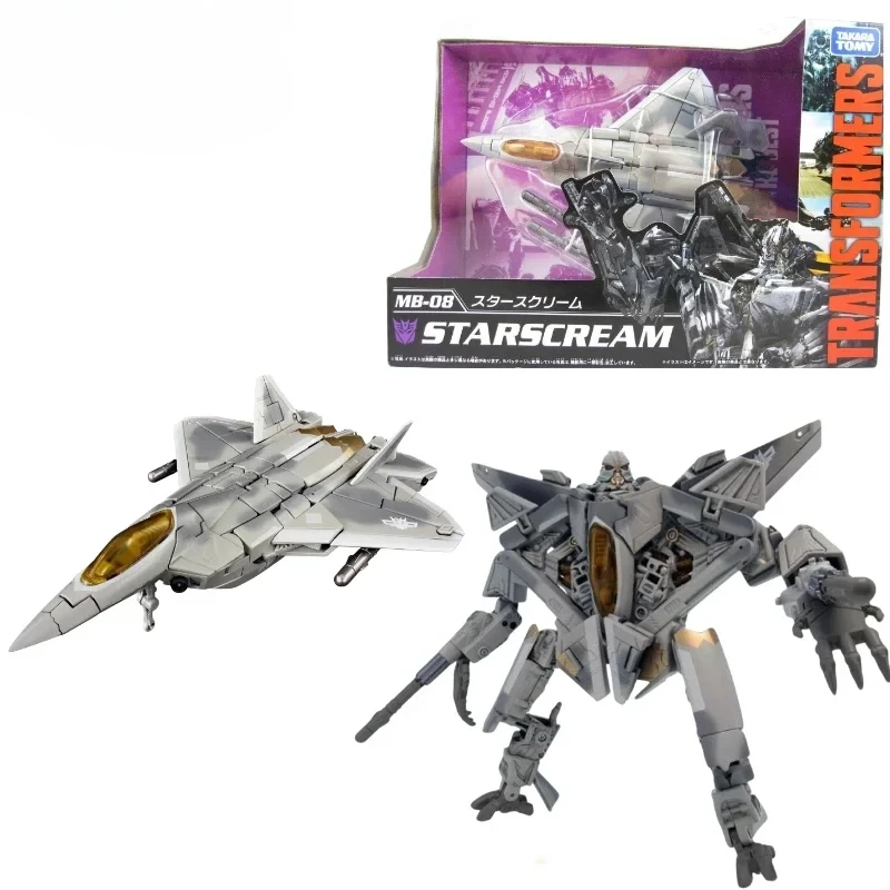 In Stock Takara Transformers MB Regular VersionMB-08 Starscream Collect Action Figure AnimeFigures Deadpool One Piece Gift