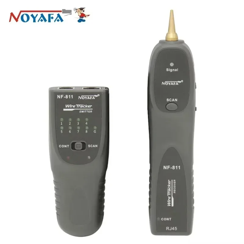 

NOYAFA NF-811 Network Cable Tester RJ45 RJ11 Fault Locator Pressure and Burn Resistant Telephone Wire/Cable Detector