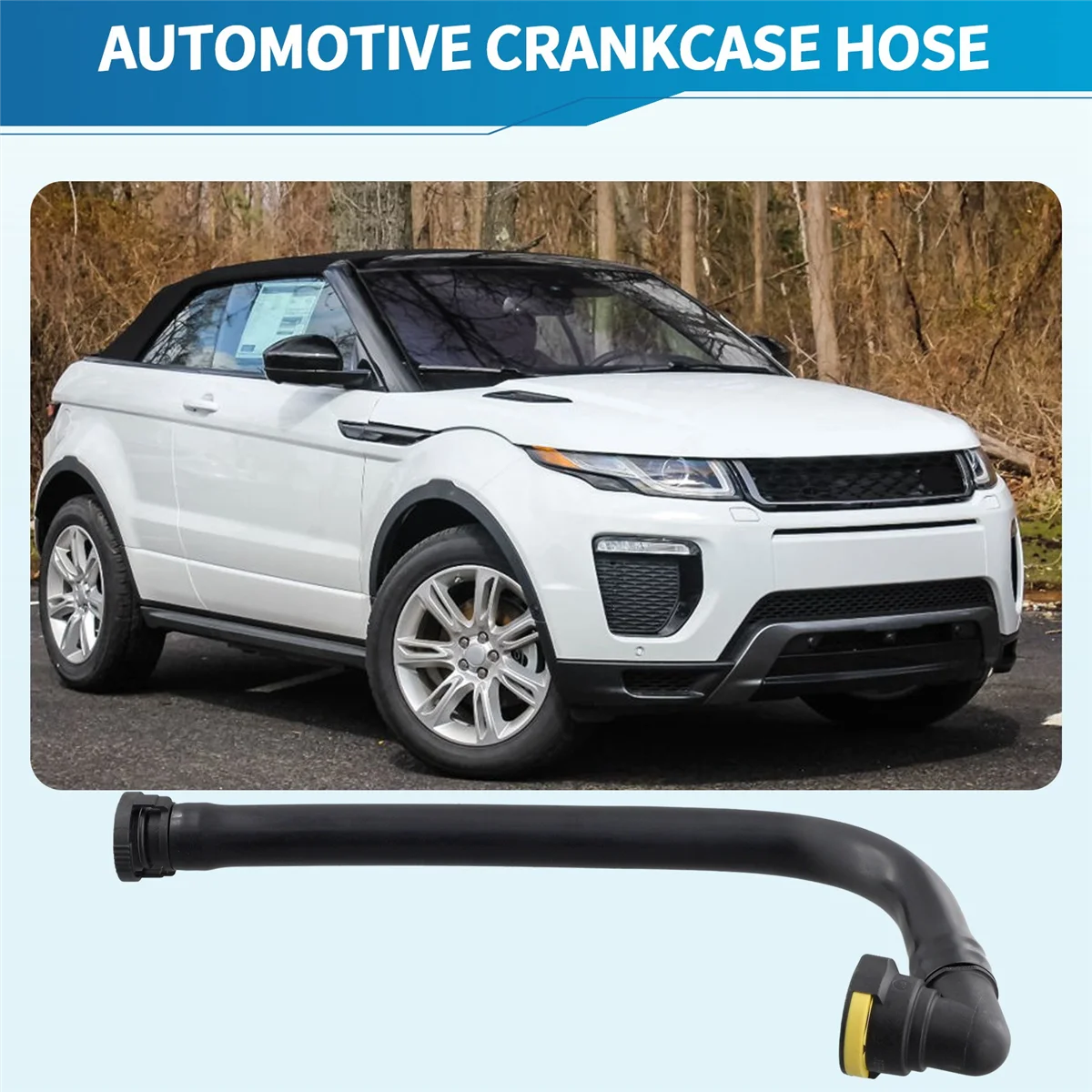 エミッションコントロールクランクケースホース,ランドローバーレンジローバーEvoque l538,r022508 lr065344用エアインテークホース