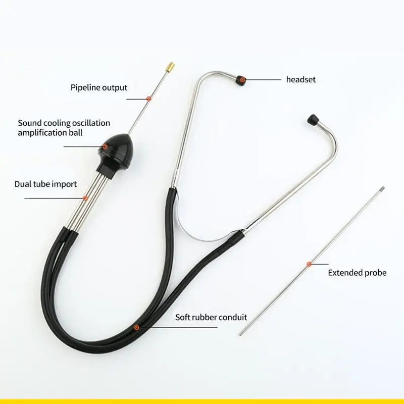 SZCH Engine Cylinder Stethoscope Car Maintenance Tool Noise Detectors Diagnostic Tool