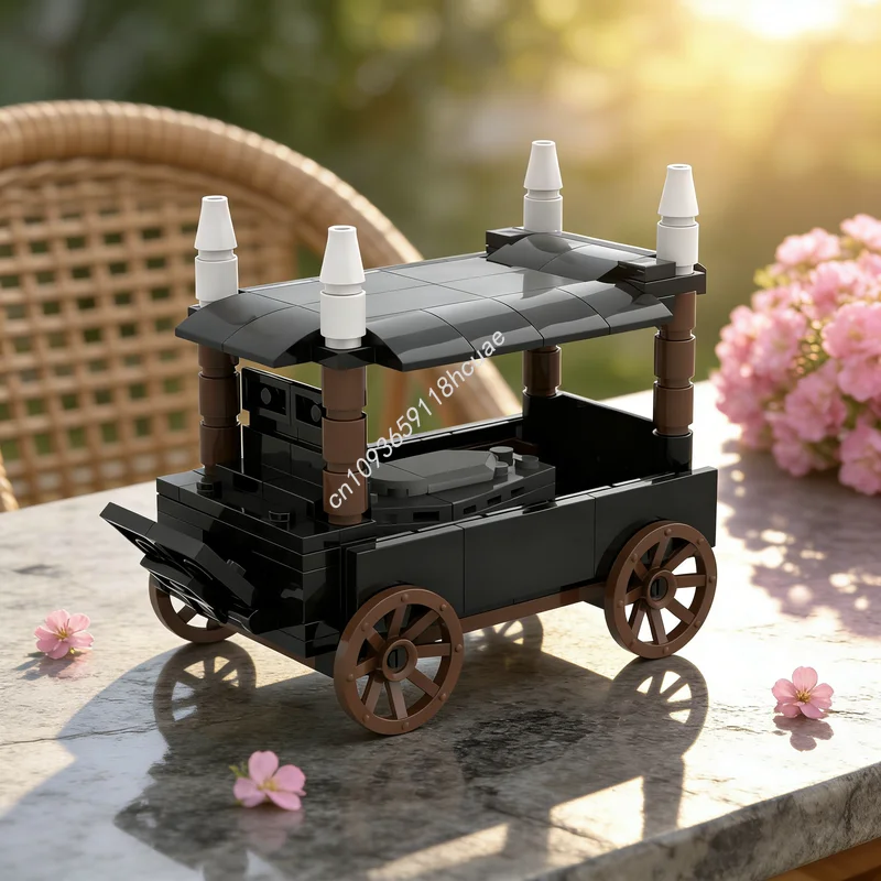 

131 деталь MOC «Транспортировщик трупов» (Western The Corpse Dragger), конструктор, развивающая игрушка, креативный подарок на Рождество для детей