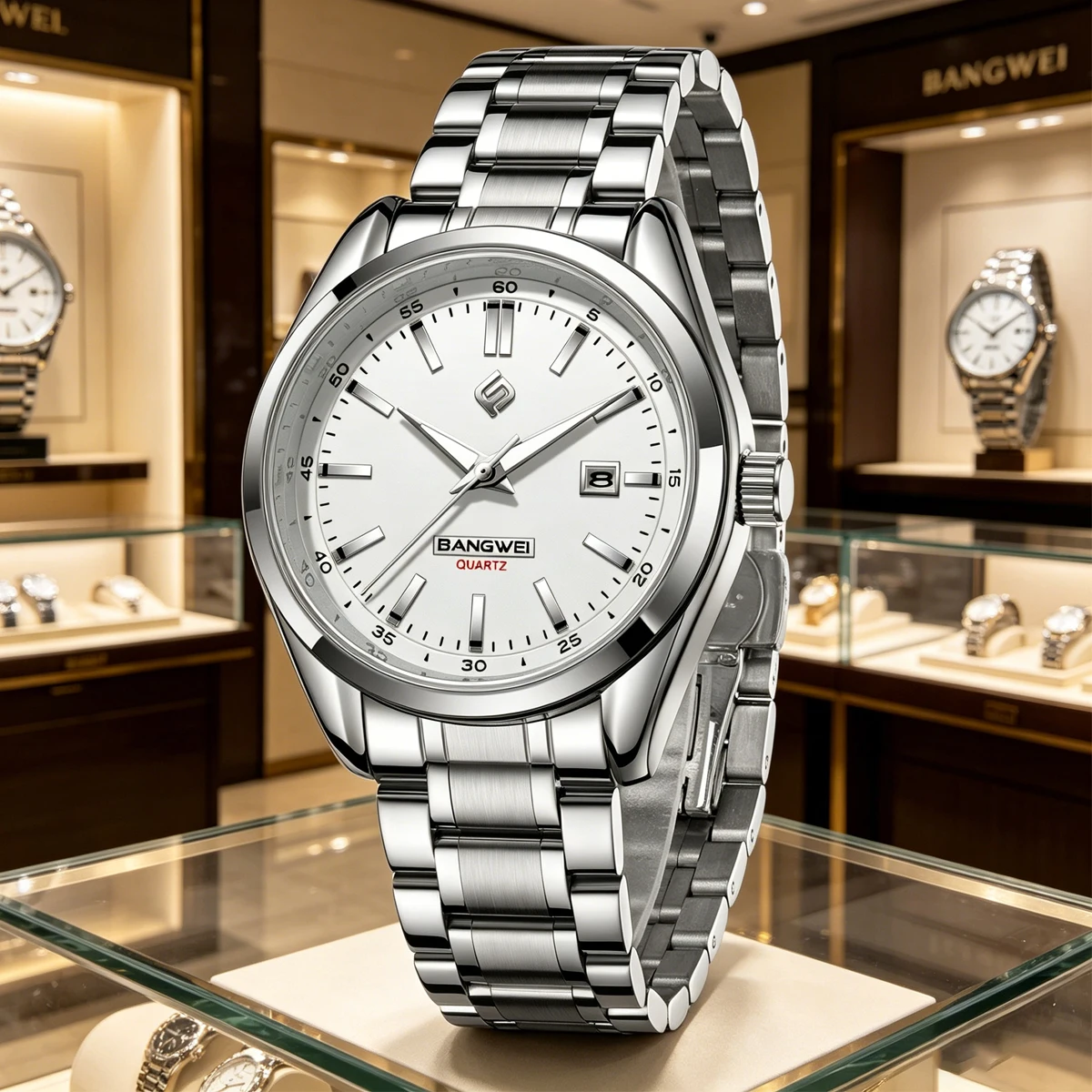 2026 LIGE New Luxury Quartz Men Watch 30ATM Waterproof Stainless Steel Date Clock Sport Wristwatches Sports Diving Watch for Men