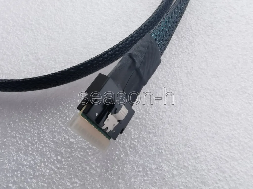 PCI-E Slimline SAS SFF-8654 8I To 8 Ports SATA 1M server hard drive Cable