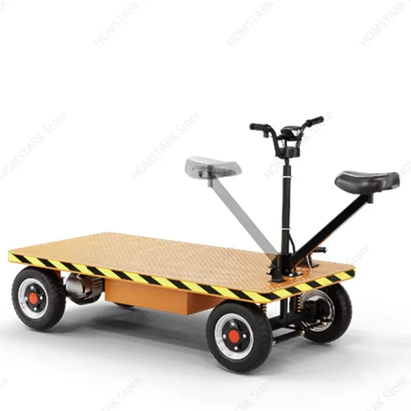 Heavy‑Duty Electric Freight Cart Industrial Logistics Transport Trolley For Hospital Outdoor Cargo Handling Equipment