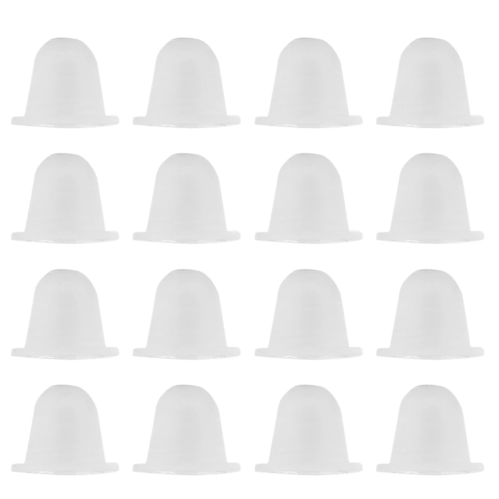 

200 Pcs Silicone Coloring Cup Supple Ink Cups Bracket Tattoo Caps Small Silica Gel with Base Makeup Pigment