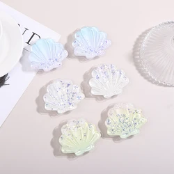 Cute Quicksand Shell Bracket Phone Grip Tok Griptok Ring Holder Universal Accessories Phone Stand Holder