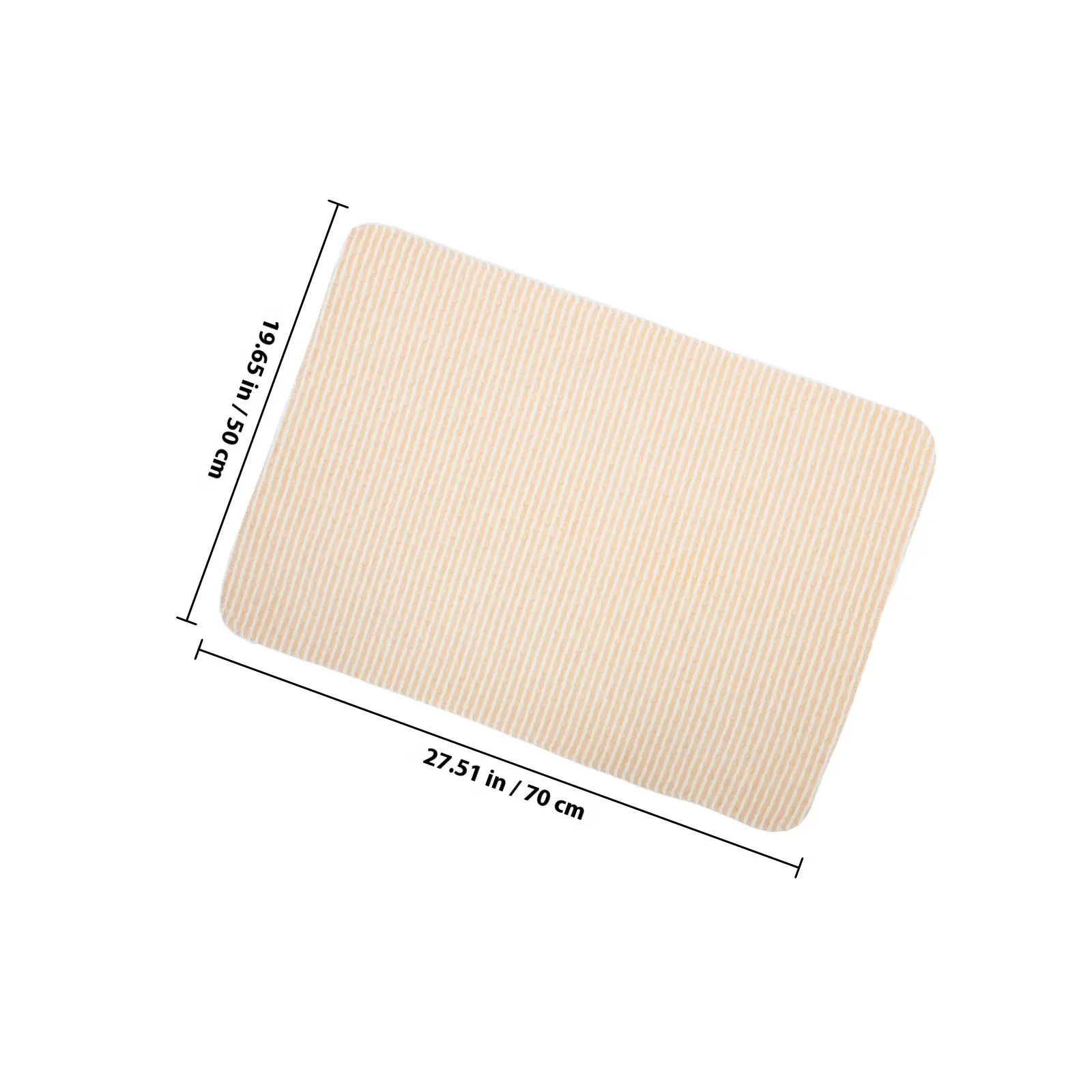 Baby Waterproof Bed Pad Washable Mattress Large Reusable Underpads Striped Bed Wetting Pads Changing Mat Mattress Cover Toddler